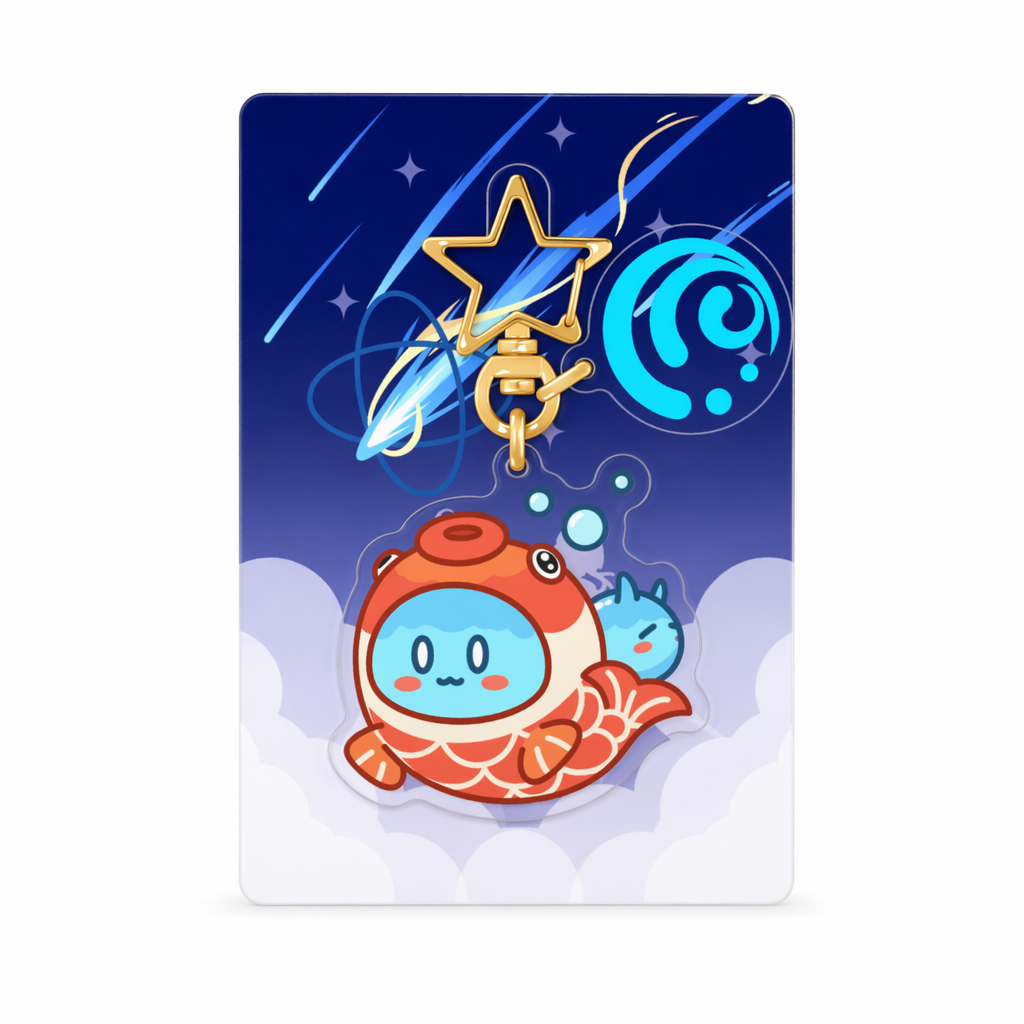 Genshin Impact Slime Keychains - Adorable Collection Accessory Hydro