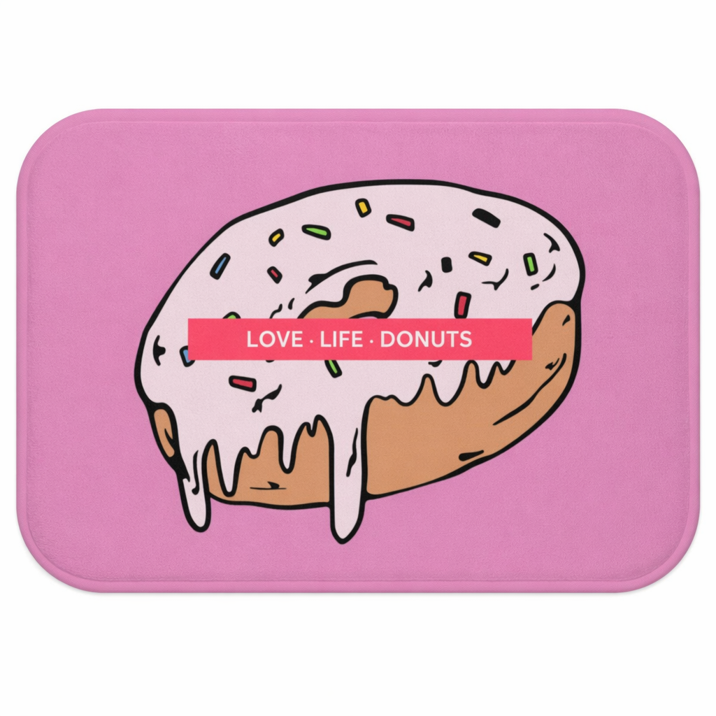 Life of Love Donuts Bathroom Rug Default