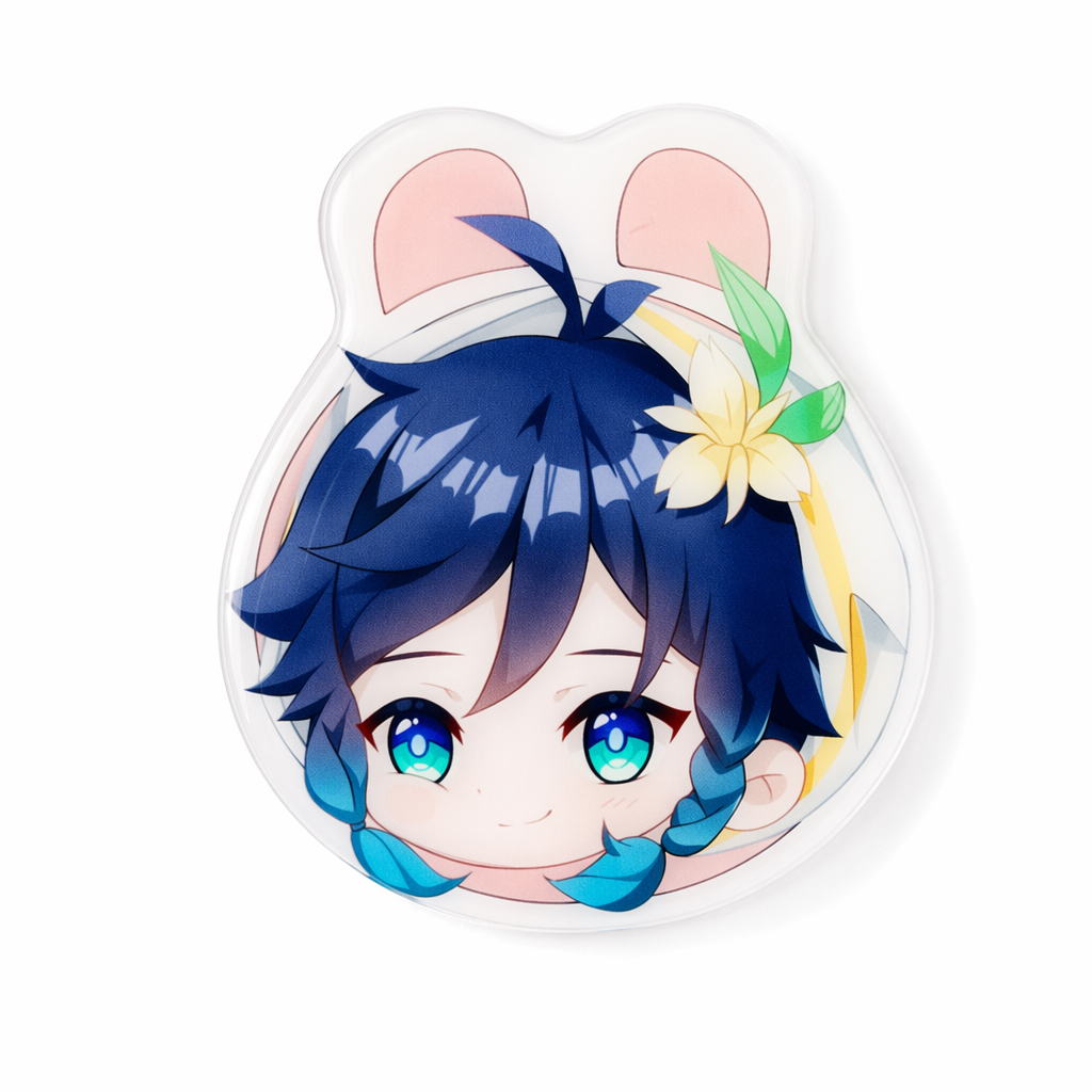 Cute Chibi Genshin Impact Phone Grips Venti