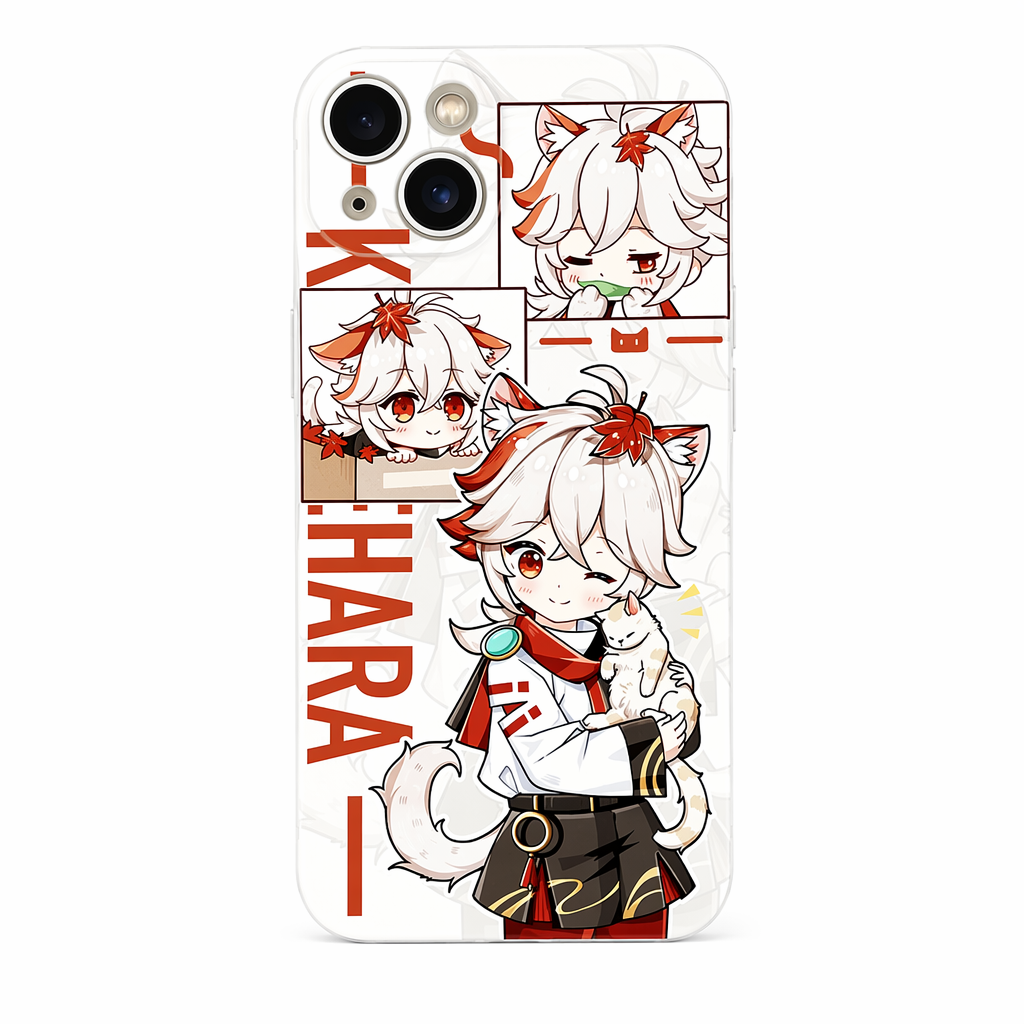 Genshin Impact Animal Ear Phone Cases Kaedehara Kazuha