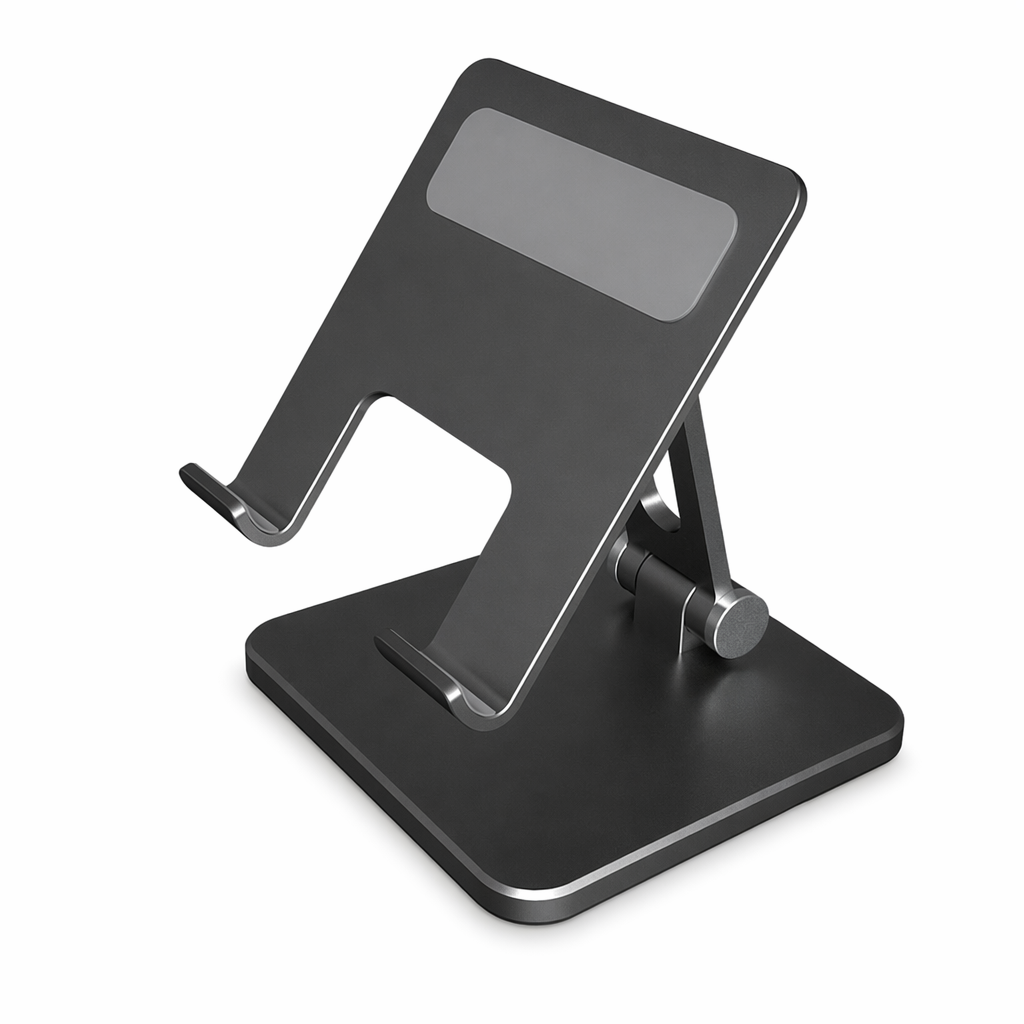 Adjustable Aluminum Tablet Stand - Universal Gray
