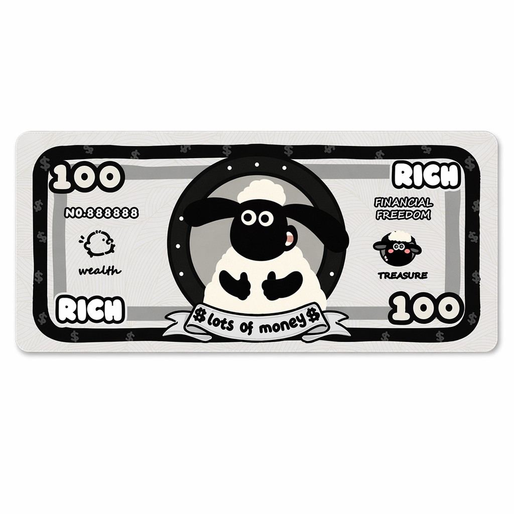 Large Gaming Mouse Pad with Non-Slip Base E