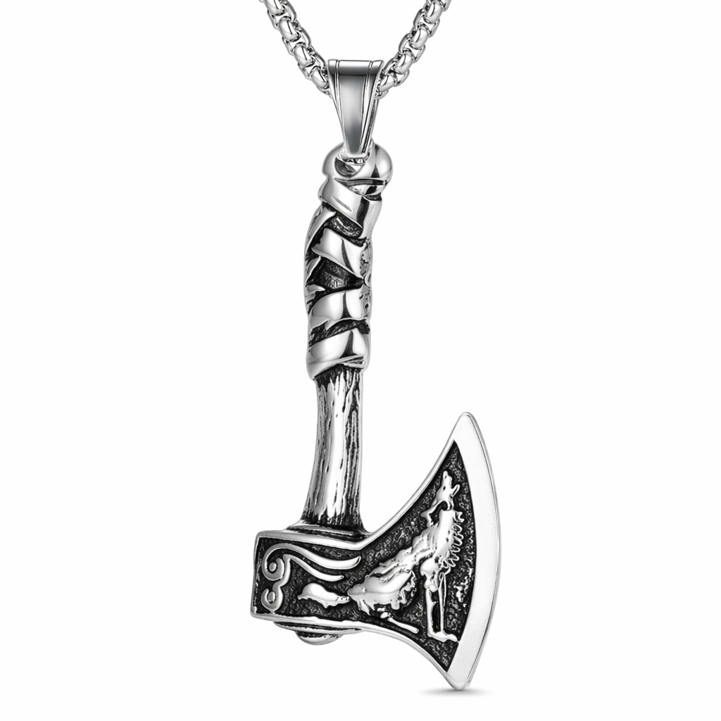 Wolf Totem Axe Pendant Default