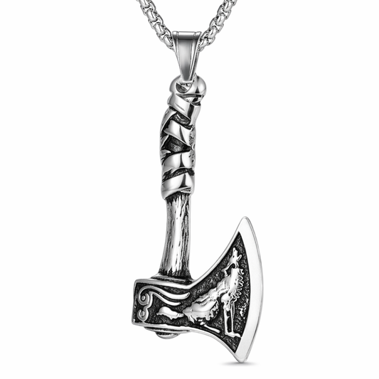 Wolf Totem Axe Pendant Default