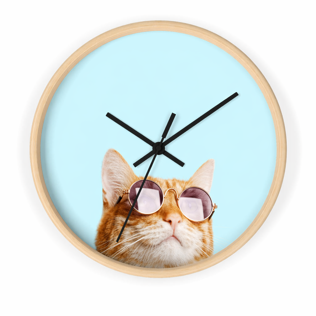 The Right Cat Wall Clock Default