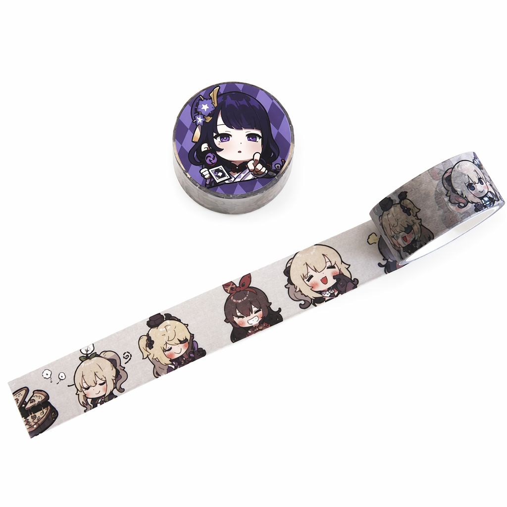 Genshin Impact Character Washi Tape Collection M
