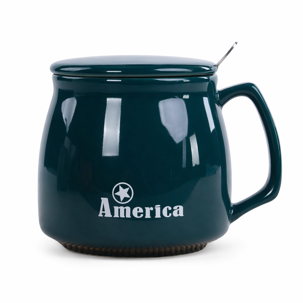 Classic USA Design Ceramic Coffee Cup Default