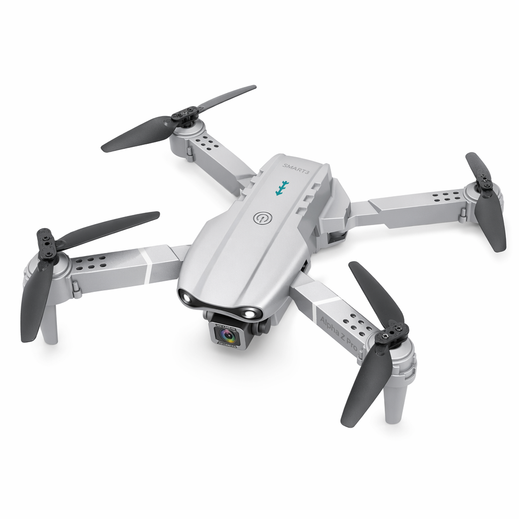 HD Wide-Angle Dual-Camera Drone Bundle: Alpha Z PRO + Flying Fox Default