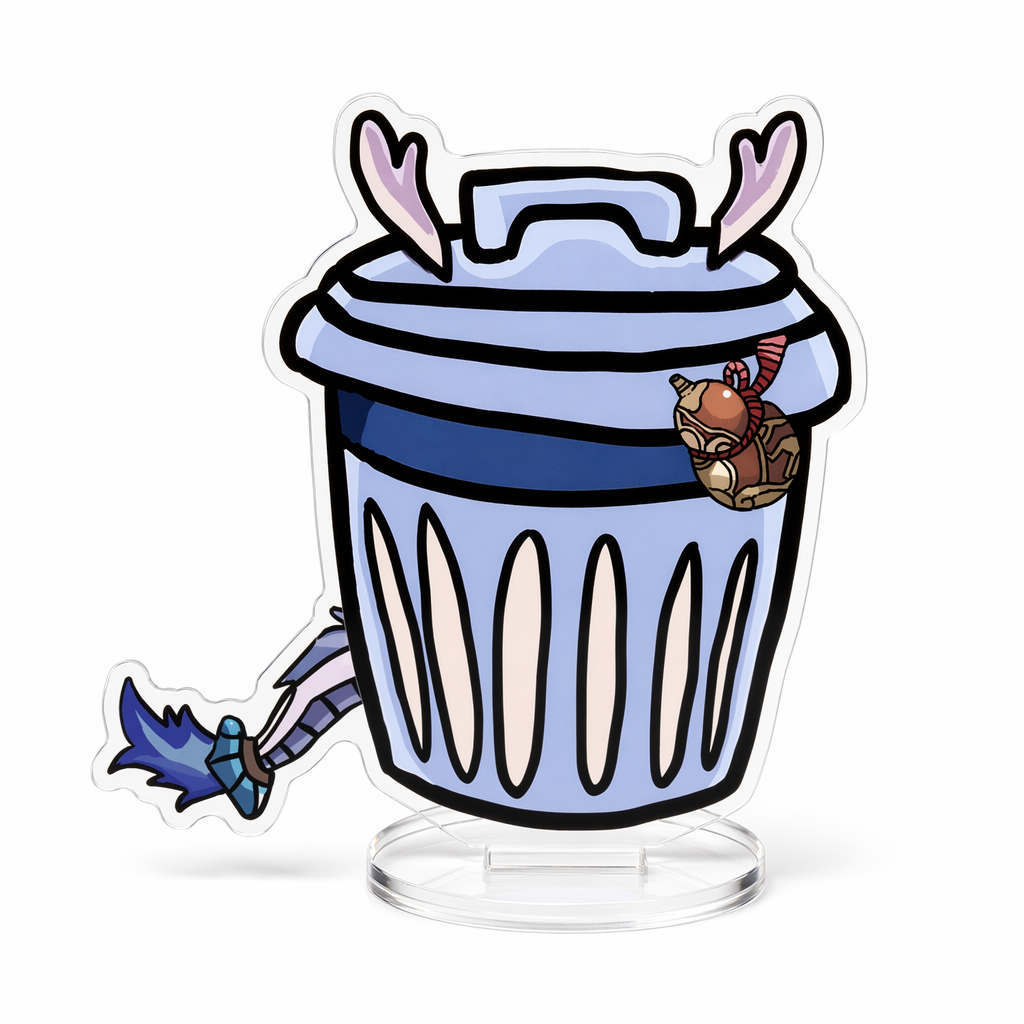 Honkai Star Rail Trash Can Standee Bailu