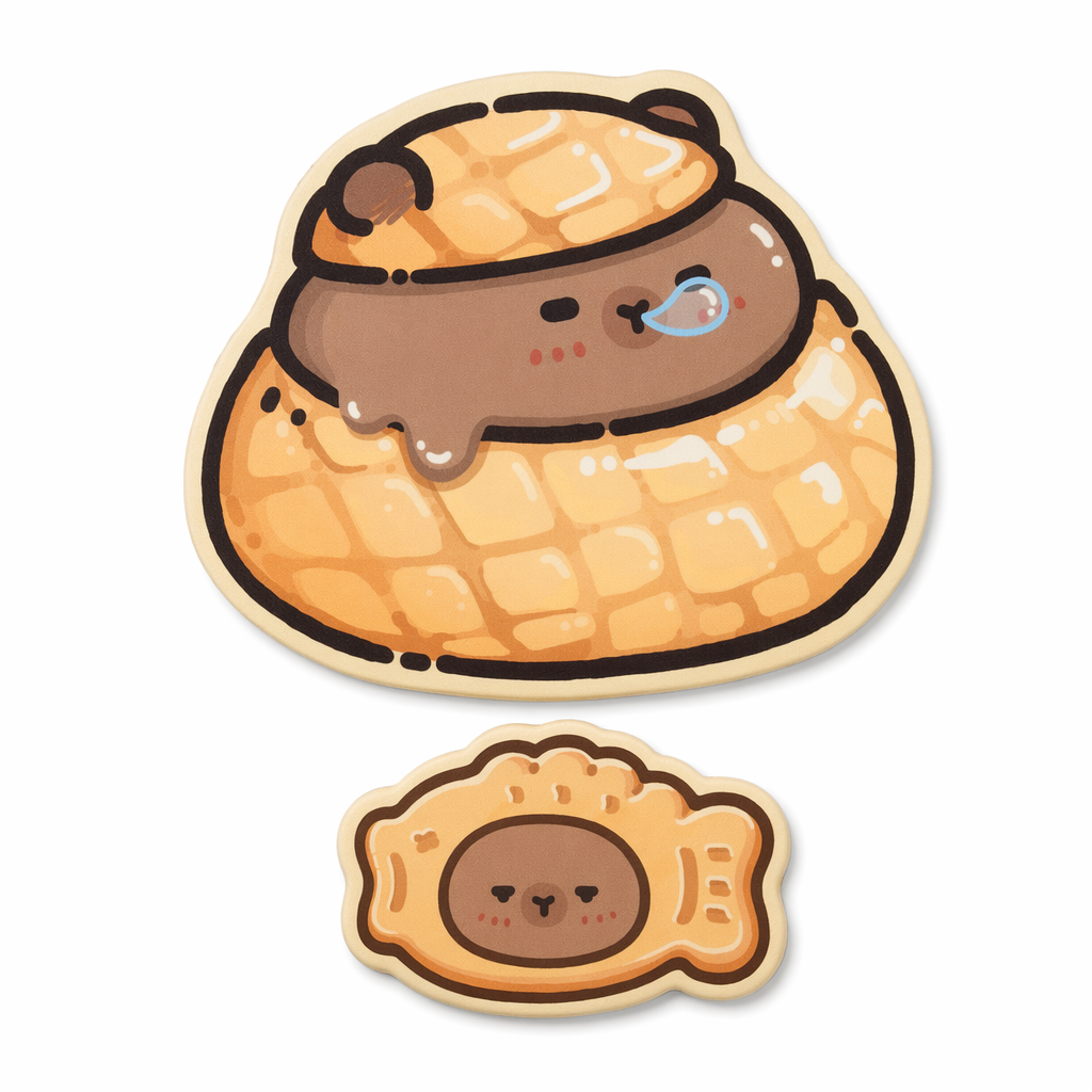 Capybara Wrist Rest + Mouse Pad Default