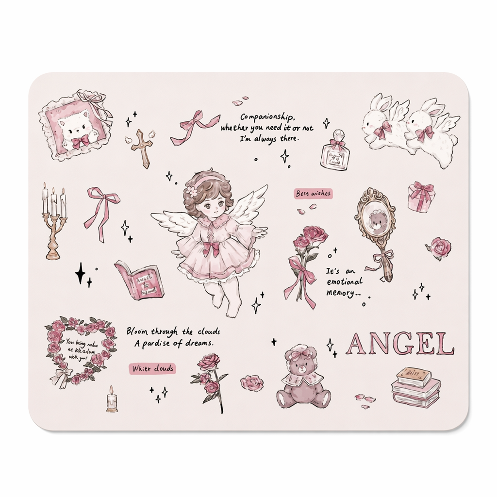 Aesthetic Fairy Tale Mousepads: Enchanted Sensory Protection F