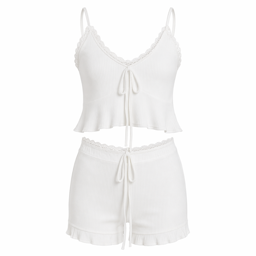 Kawaii Two-Piece Ruffle Set Default