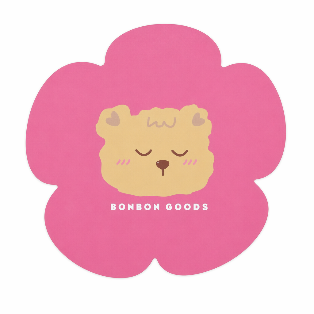 BonBonGoods Gaming Mouse Pad Collection Pink Flower Bear