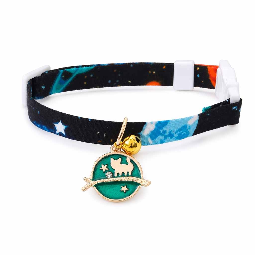 Cute Cat Collars with Astronomy Designs I