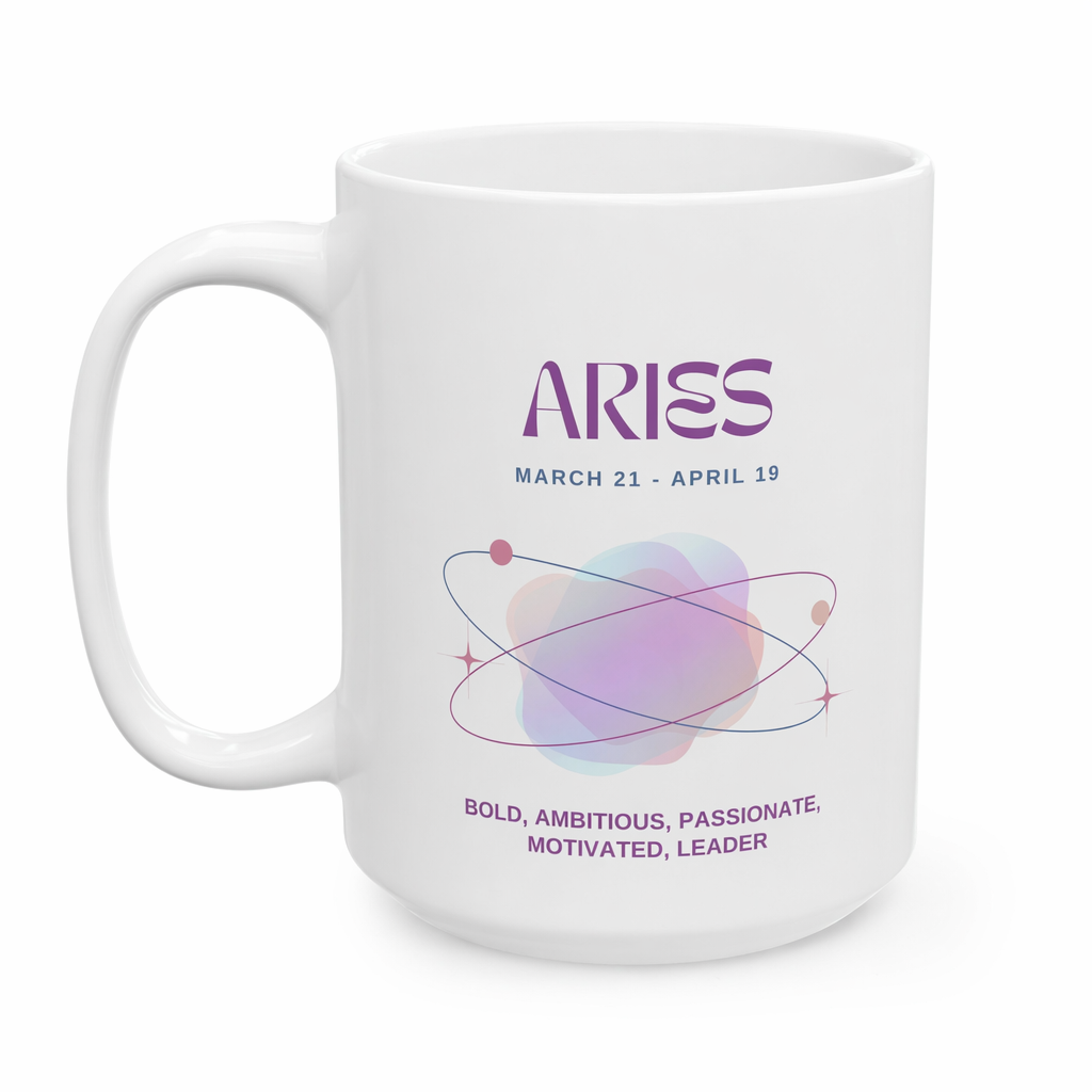 Astrological Traits Coffee Mug: Unveiling the Characteristics of Aries Default