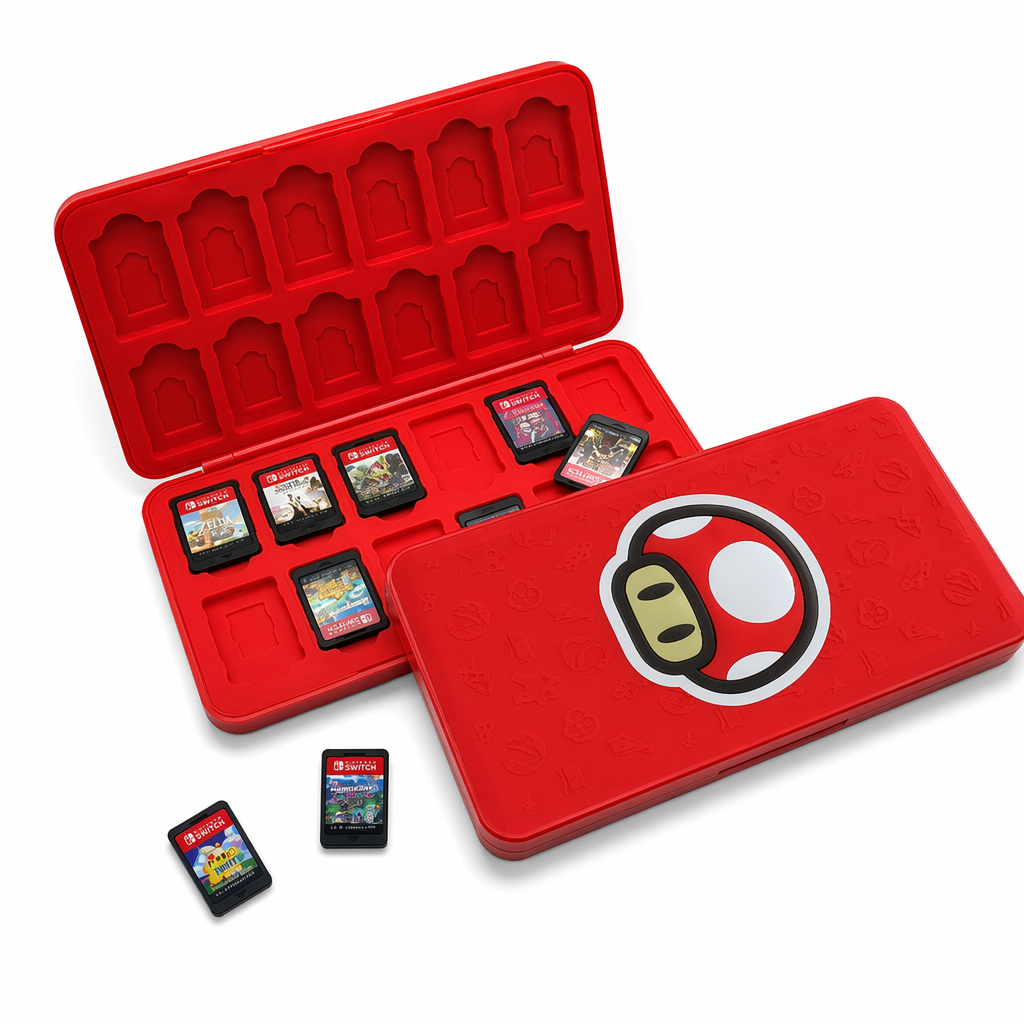 Mario Switch Game Holder with 24 slots E