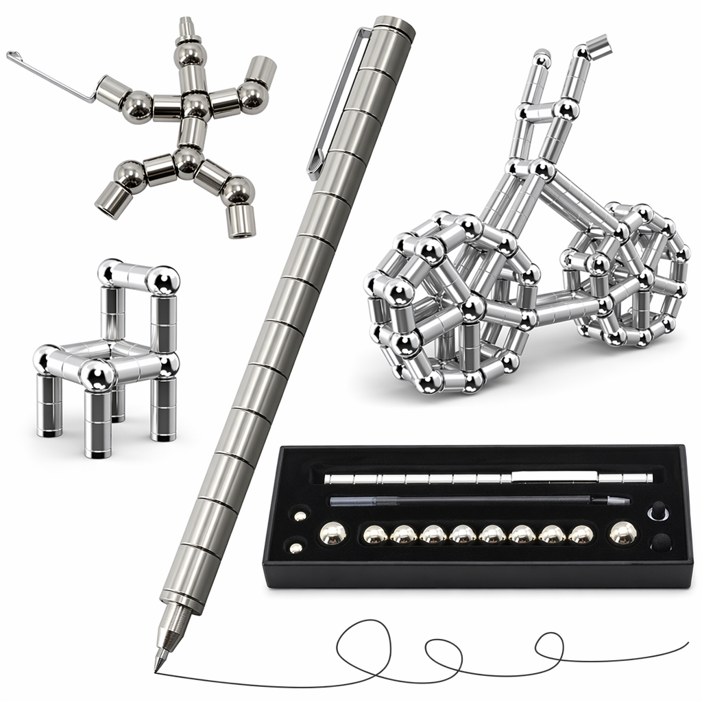 Gift Set: Pen for Fidgeting Silver