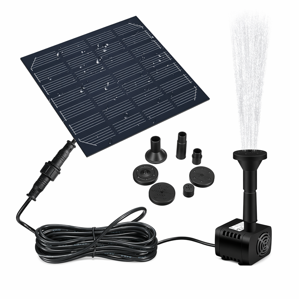 Solar-Powered Garden Fountain Default