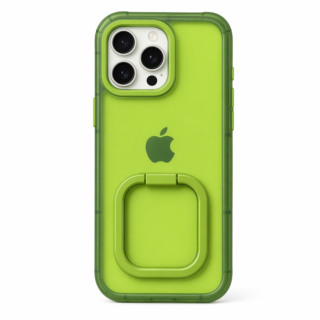 Clear Stand Case for iPhone with Transparent Design Default