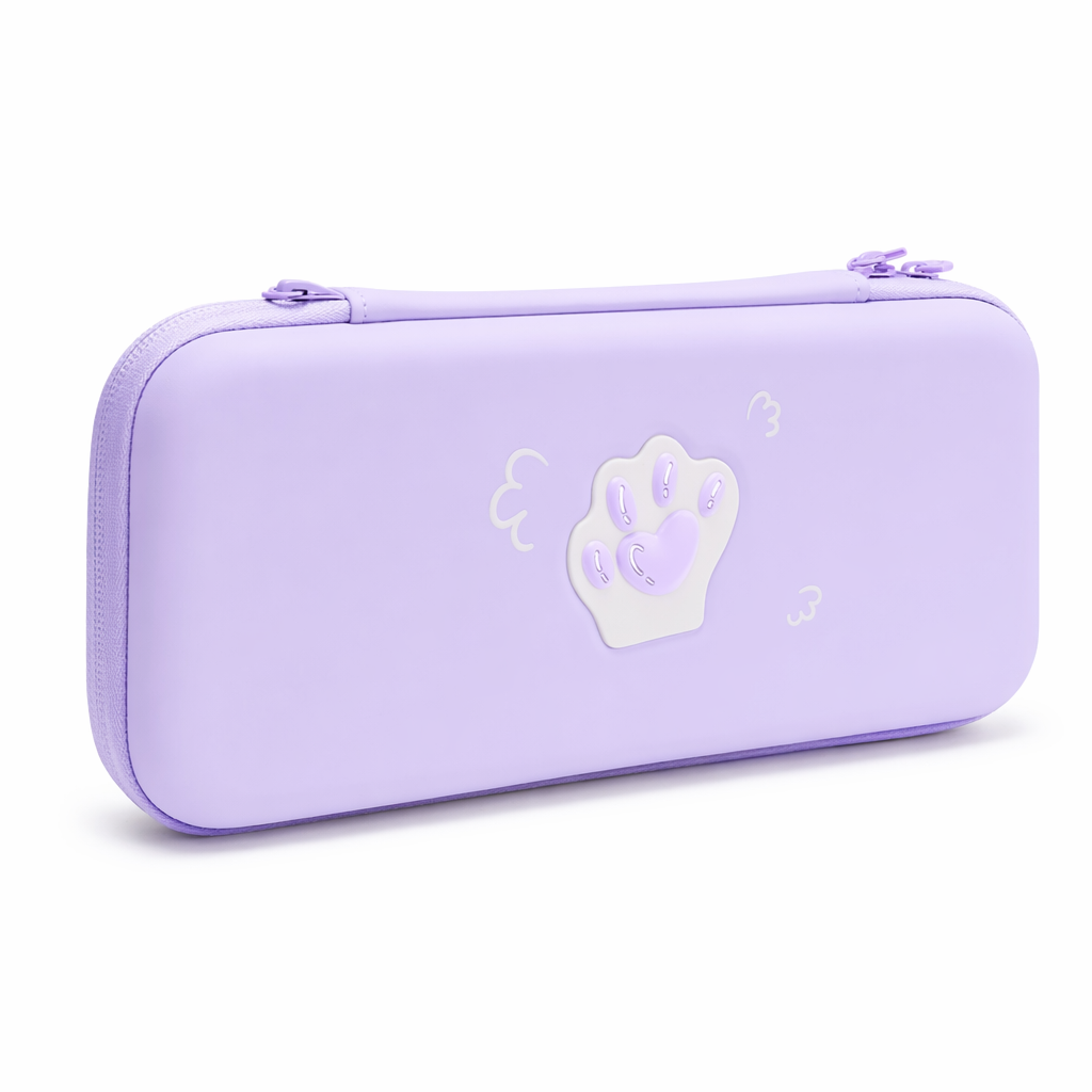 Cat Paw Nintendo Switch Case Purple