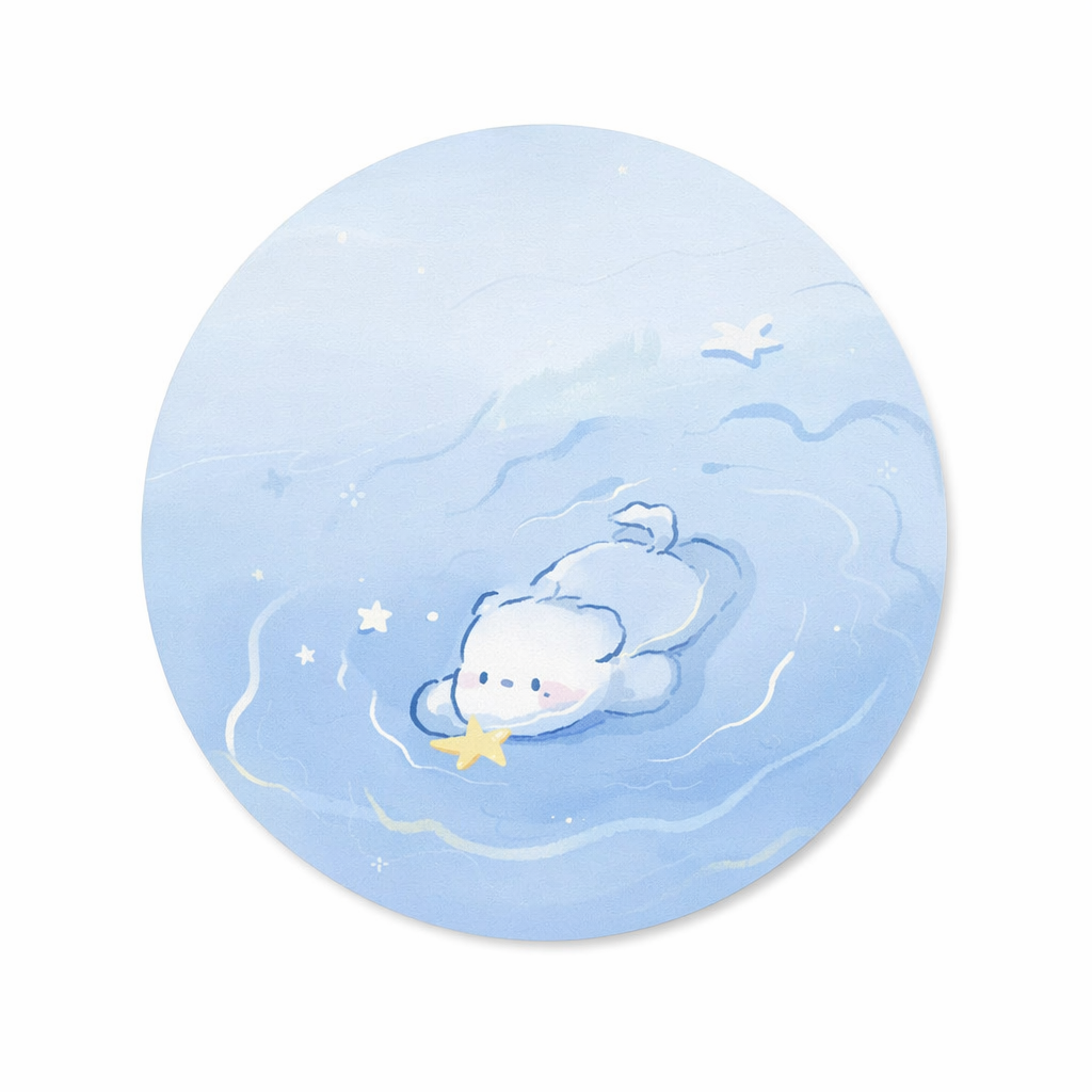 Aesthetic Animal Mouse Pad: Enchanted Sensory Bliss H