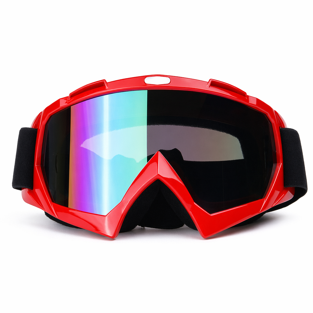 Stylish Ski Goggles with UV Protection and Anti-Fog Technology Red