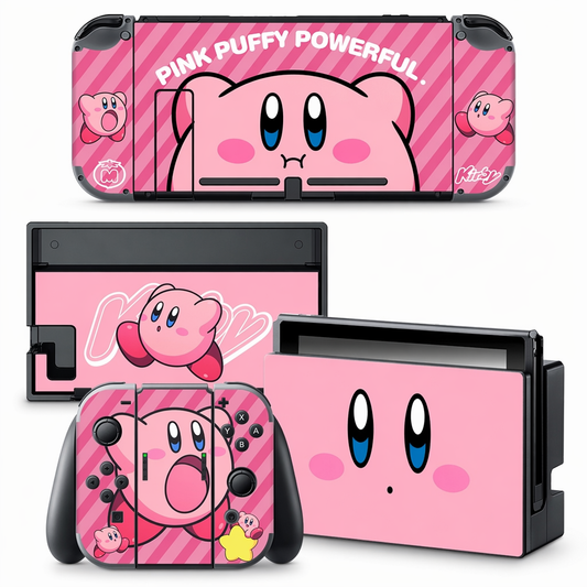 Kirby Switch Skin Covers: Lovely Design, Easy Installation Default