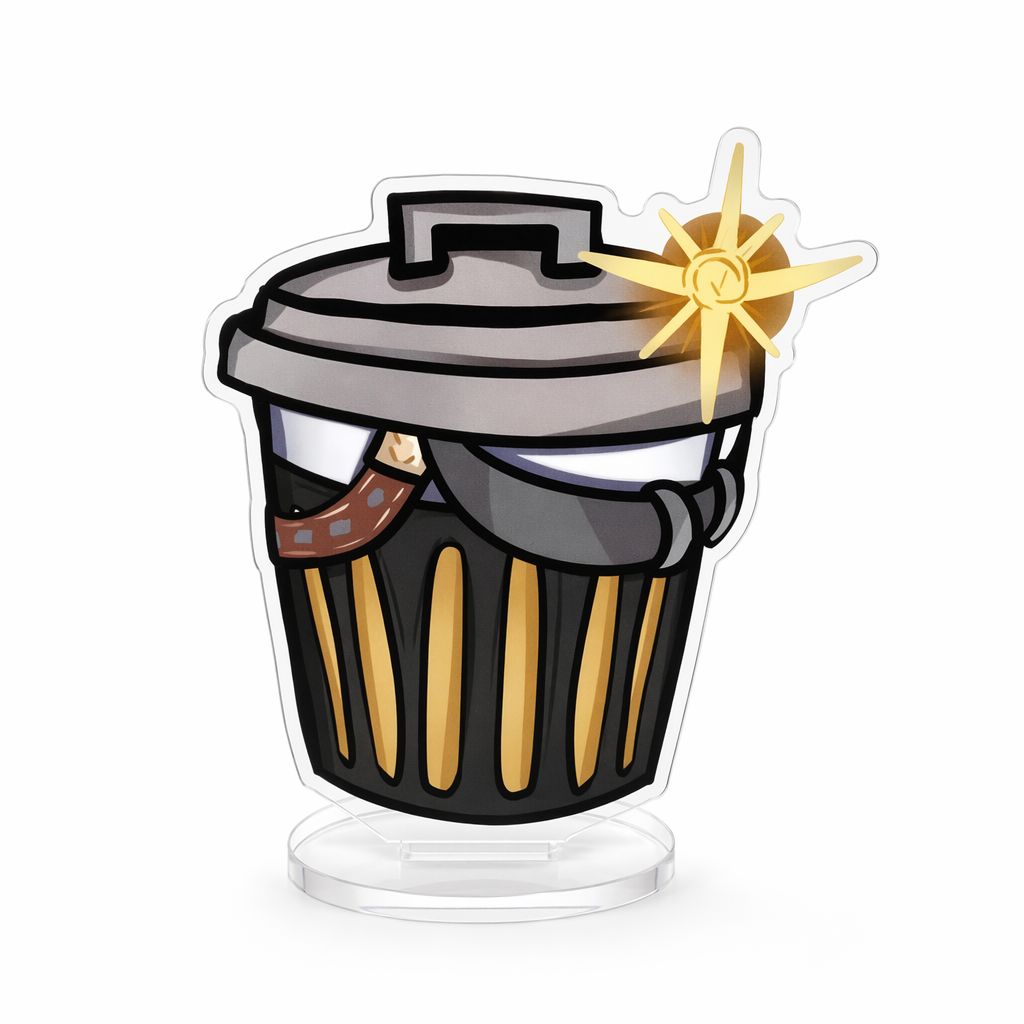 Honkai Star Rail Trash Can Standee Trailblazer