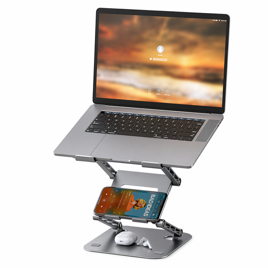 2-in-1 Adjustable Stand for Notebooks and Phones Default