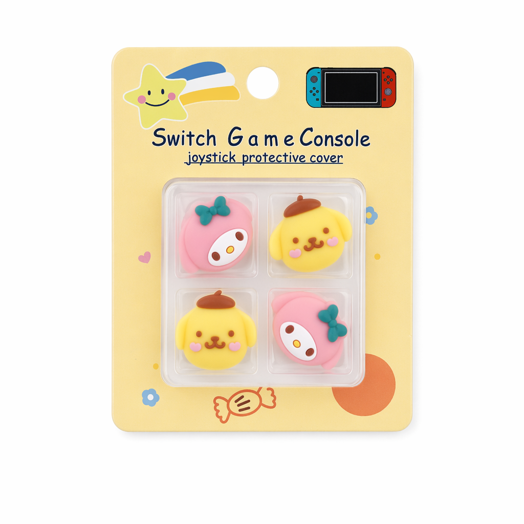 Kawaii Switch Thumb Grips with Joystick Caps B