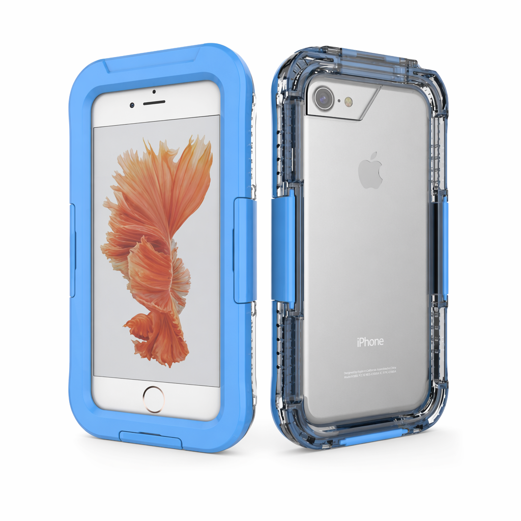 Water-Resistant Durable Protective Cover for iPhone 7, 7 Plus, 8, 8 Plus Light Blue