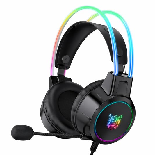 ONIKUMA X15 PRO RGB Gaming Headset: Immersive, RGB, Comfortable, Clear, Compatible, Durable Default