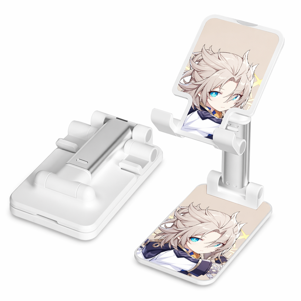 Genshin Impact Phone Stand with Chibi Art Albedo