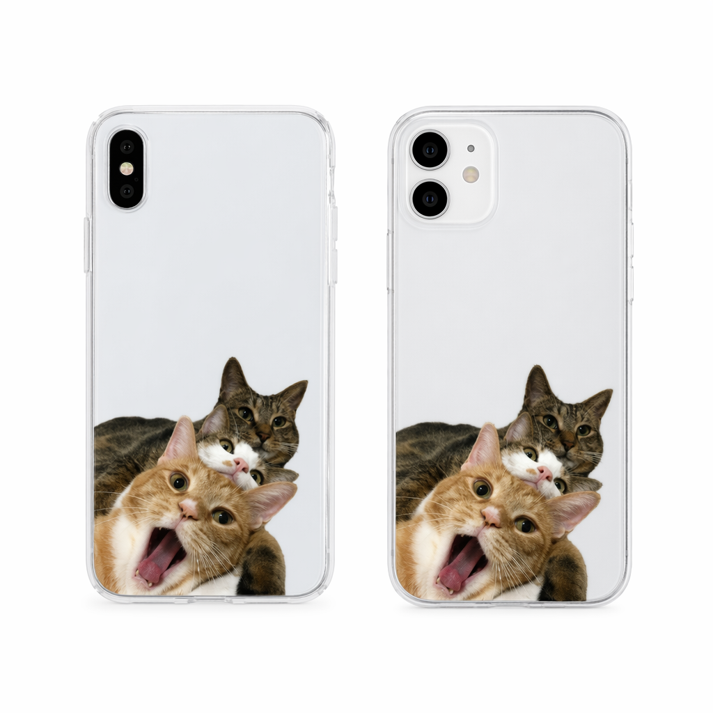 Funny Cat TPU Phone Case Default Title