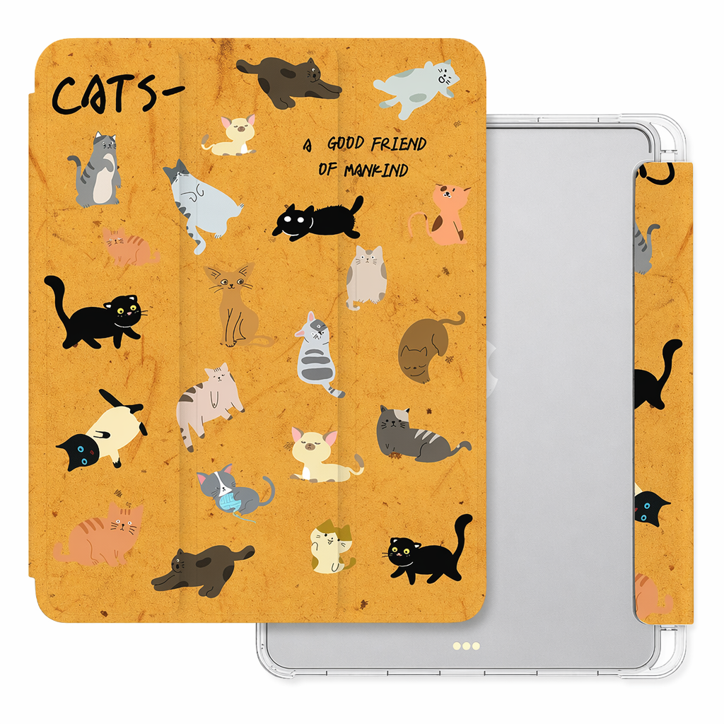 Cartoon Animal Smart Folio Cases for iPad A