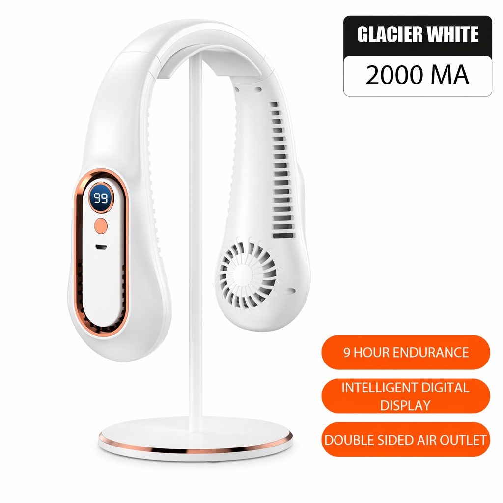 Bladeless Portable Cooling Device White