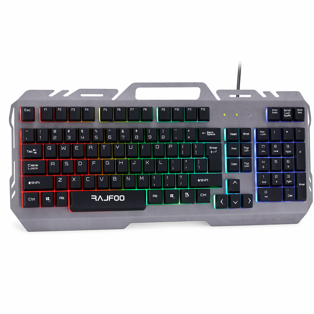 Illuminate Your Gaming with the Y3N USB Wired Colorful LED Keyboard for Ninja Dragons Black