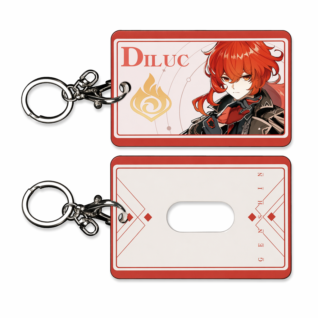 Genshin Impact Card Holders - 6 Designs Diluc