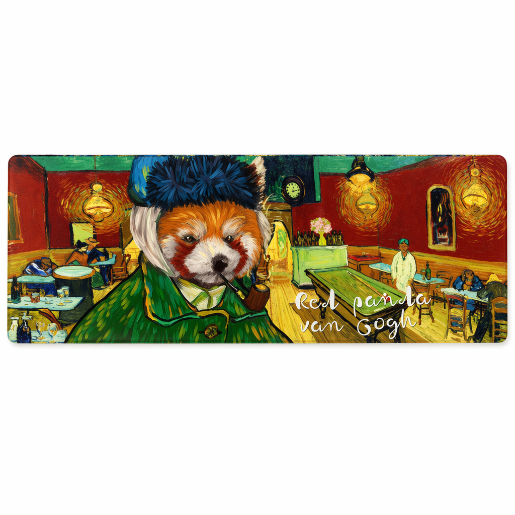 Red Panda Mouse Pad with Art A