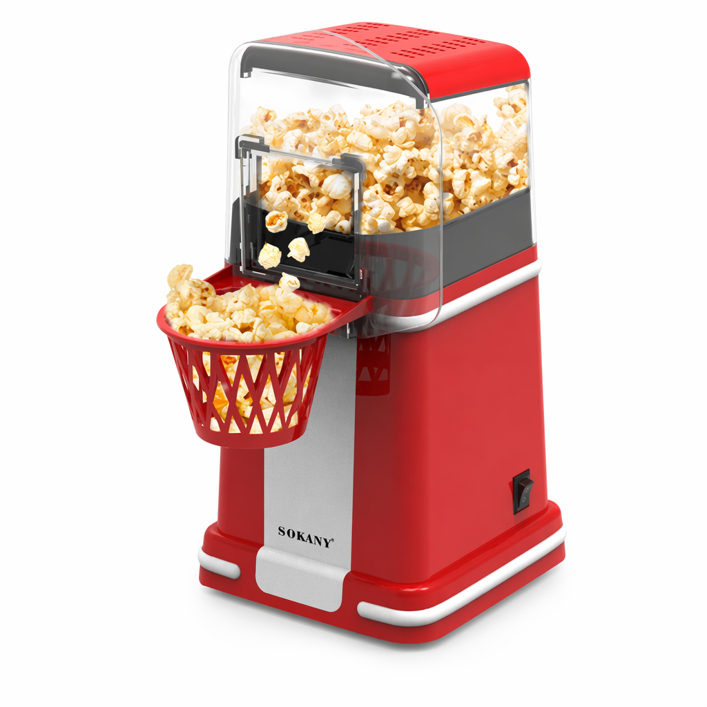 SOKANY Electric Popcorn Maker: Compact and Efficient caramel popcorn machine