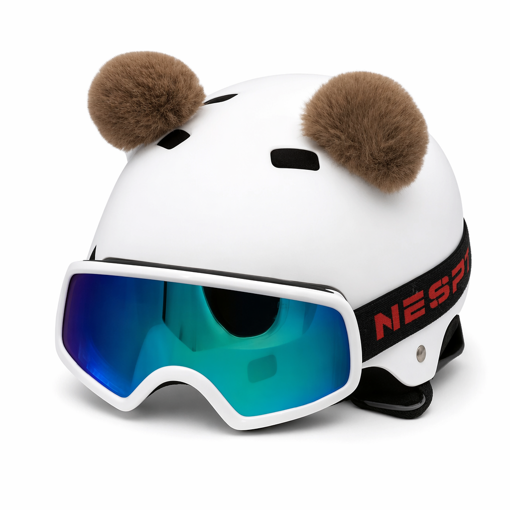 Helmet Rizz - Plush Bear Ears Ornaments C