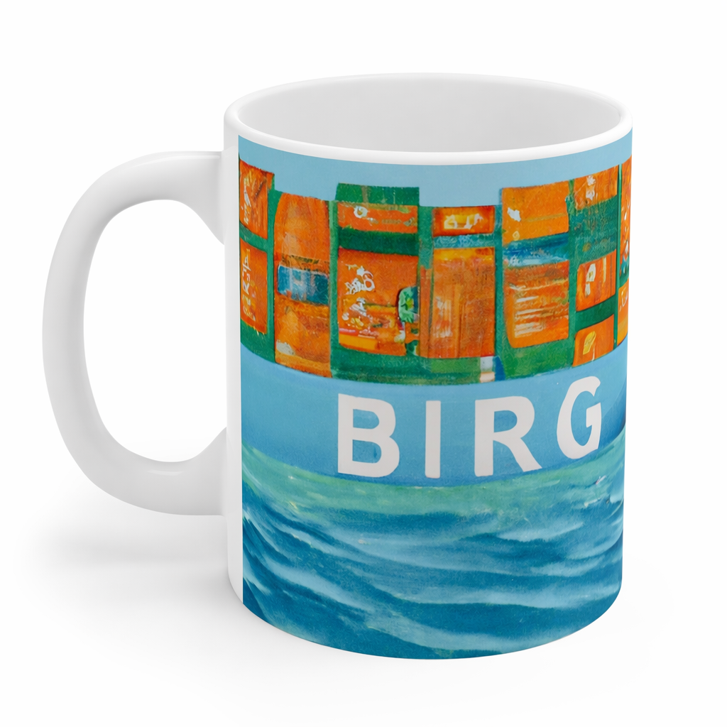 Artistic Cargo Vessel Coffee Cup Default