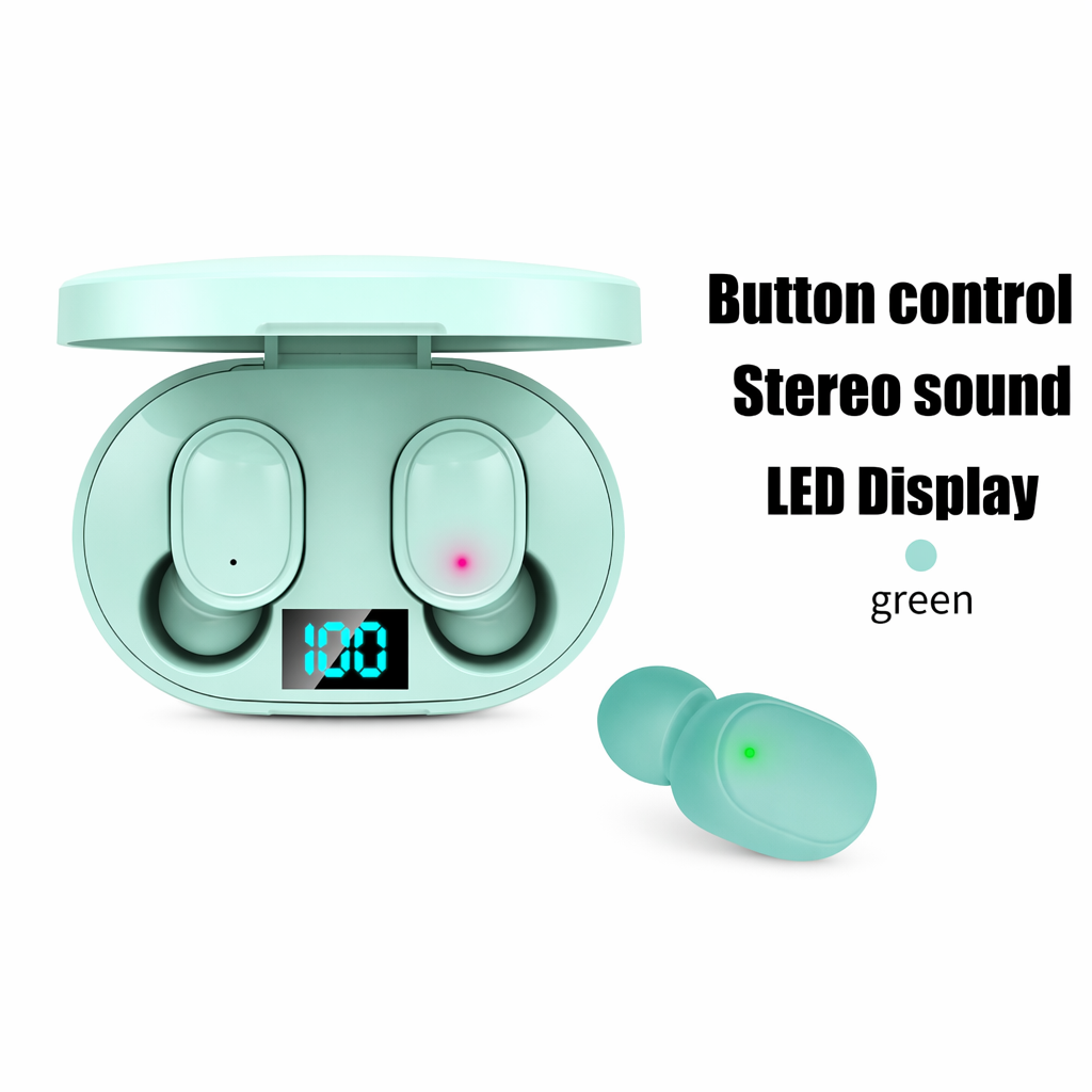 Colorful Dragon Echo Bluetooth Earbuds Green