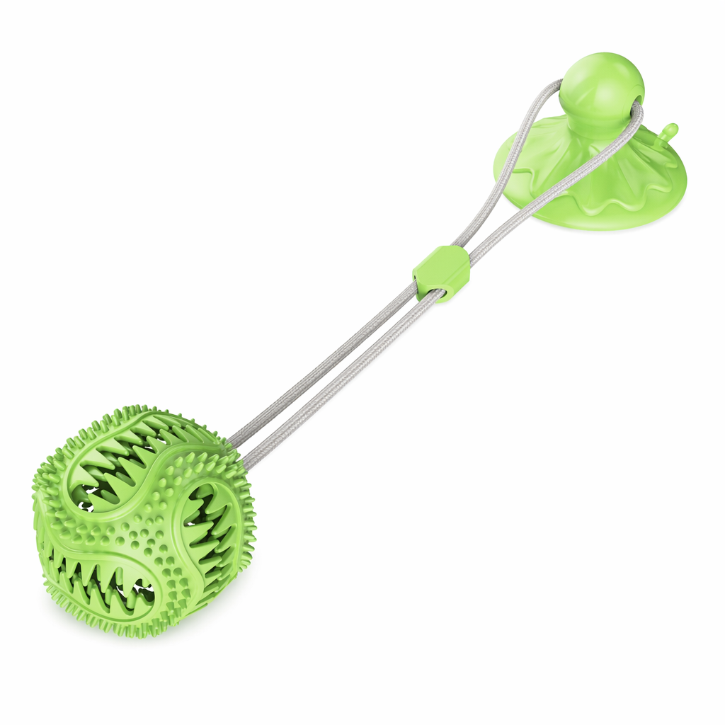 Suction Cup Dog Chew Toy green