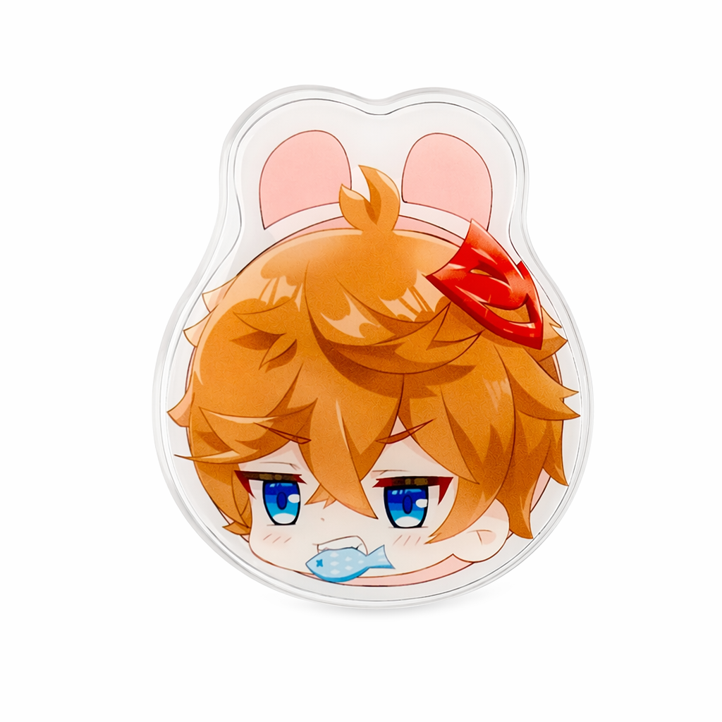 Cute Chibi Genshin Impact Phone Grips Childe