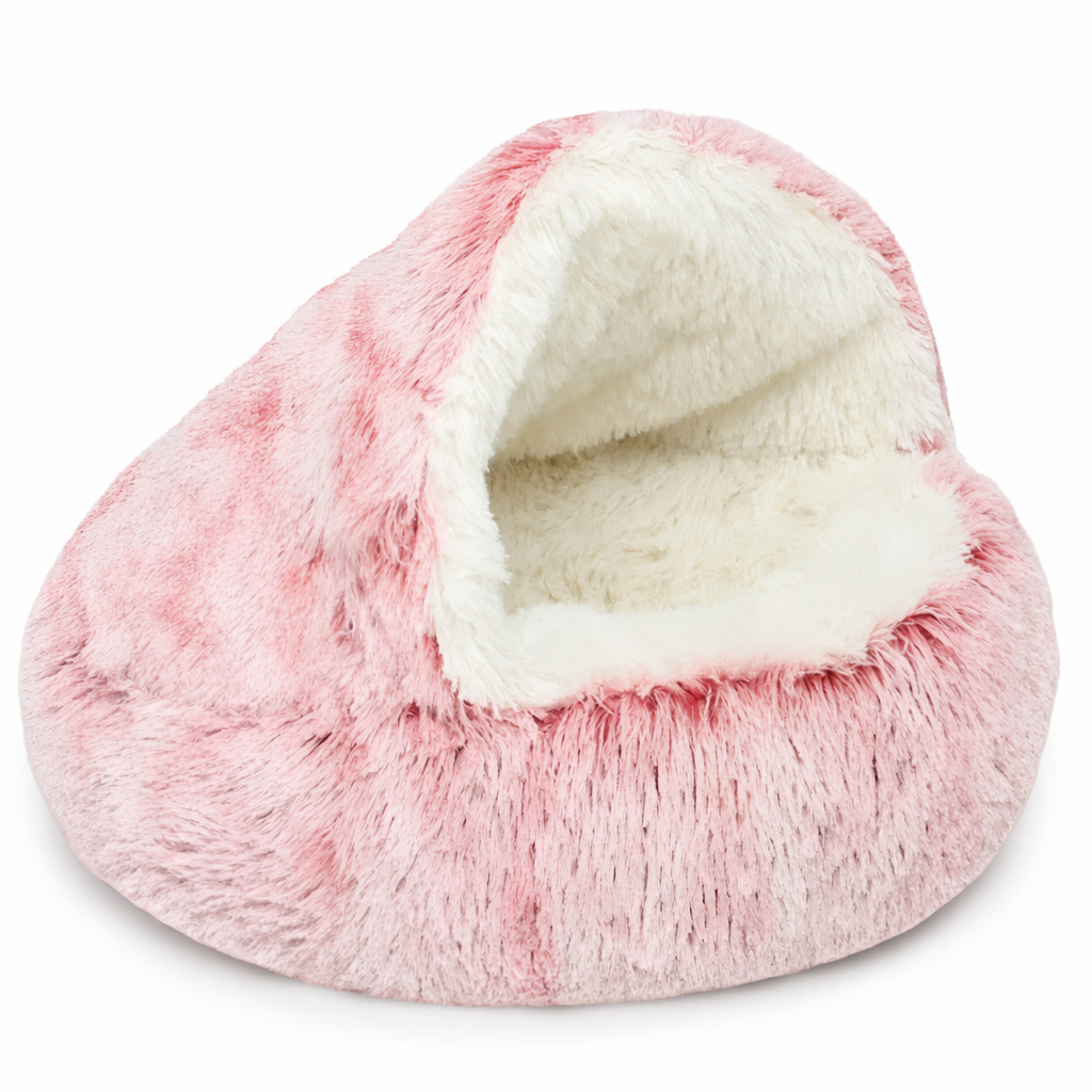 Cozy Pet Bed for the Winter Season Pink