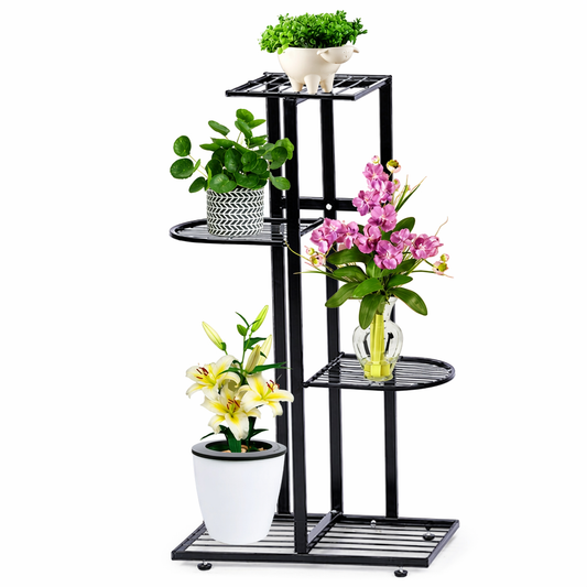 5 Iron Flower Pot Stands for Garden and Patio Decor - Enhance Your Outdoor Space Default