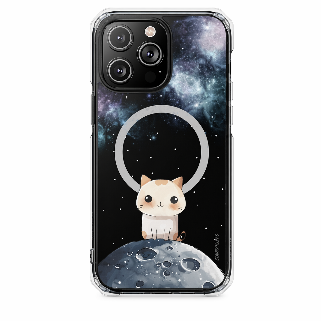Cosmic Feline - Magnetic iPhone Case with Astronomical Flair Default
