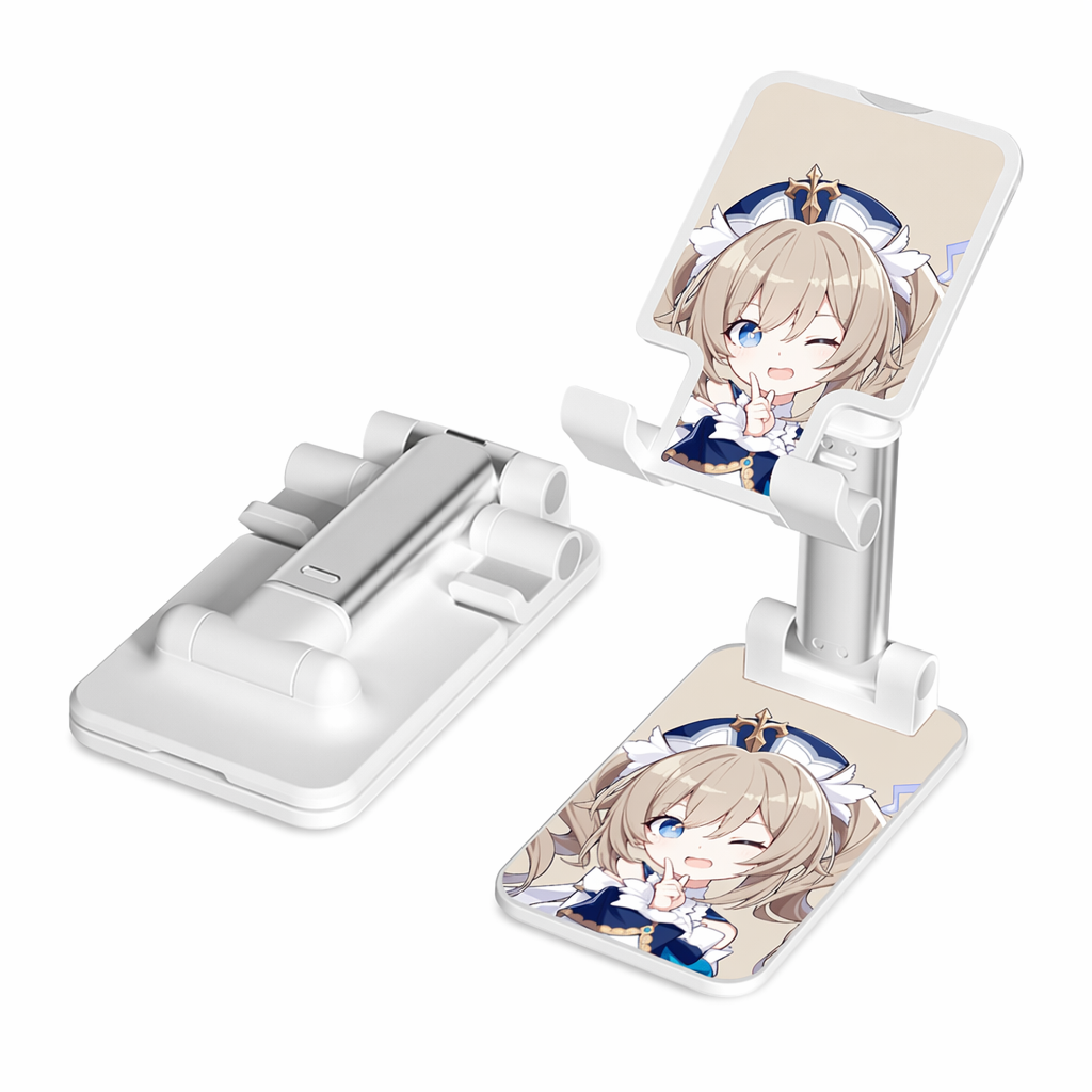 Genshin Impact Phone Stand with Chibi Art Barbara