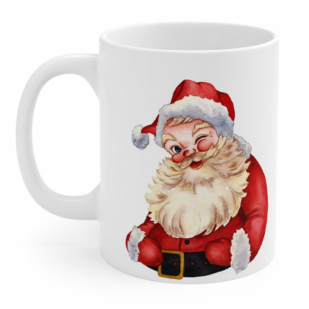 Santa Claus Ceramic Mug: A Festive Way to Enjoy Your Morning Cup of Coffee Default